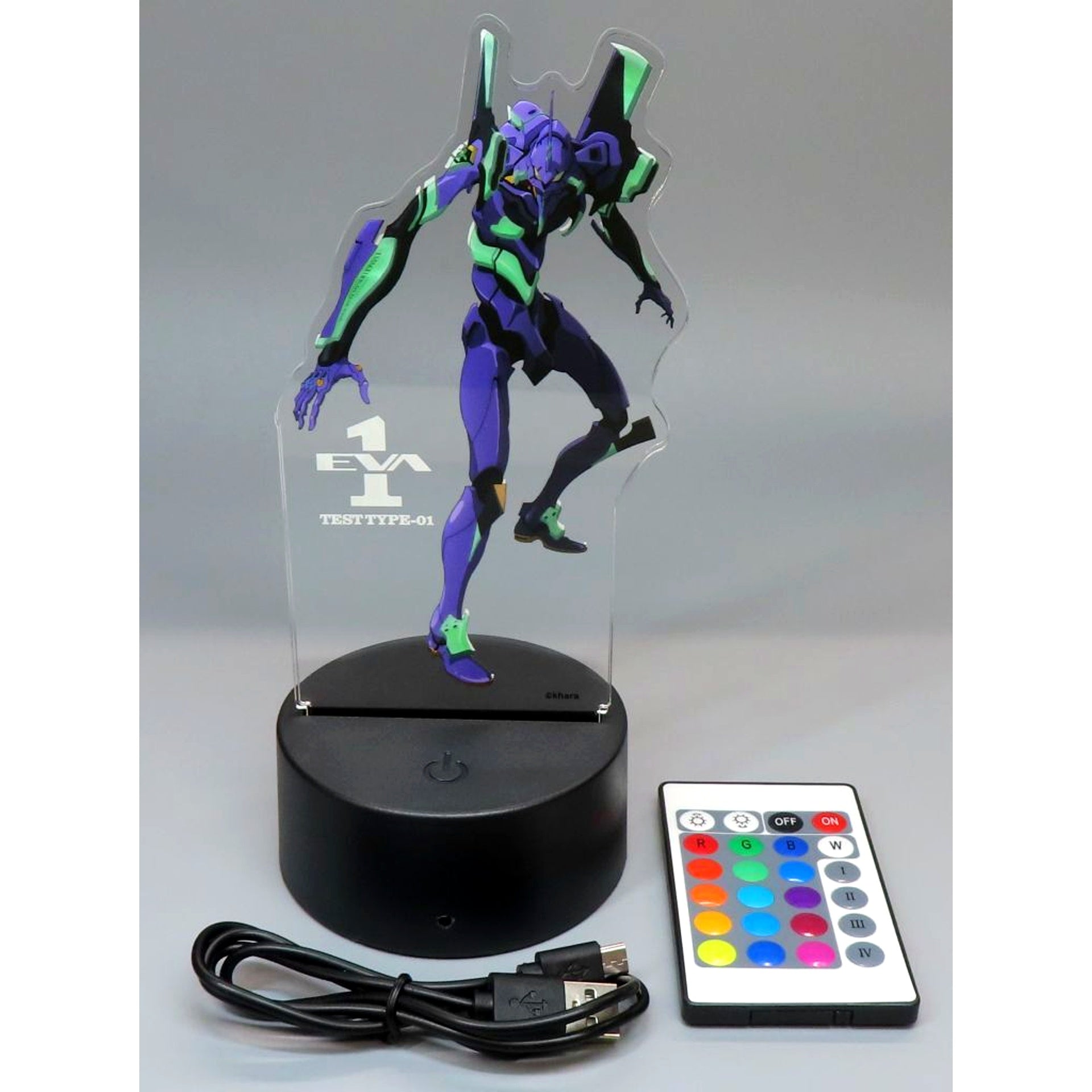 Evangelion Unit-01 Model EVANGELION STORE Original Illumina Stand Rebuild of Evangelion [USED]