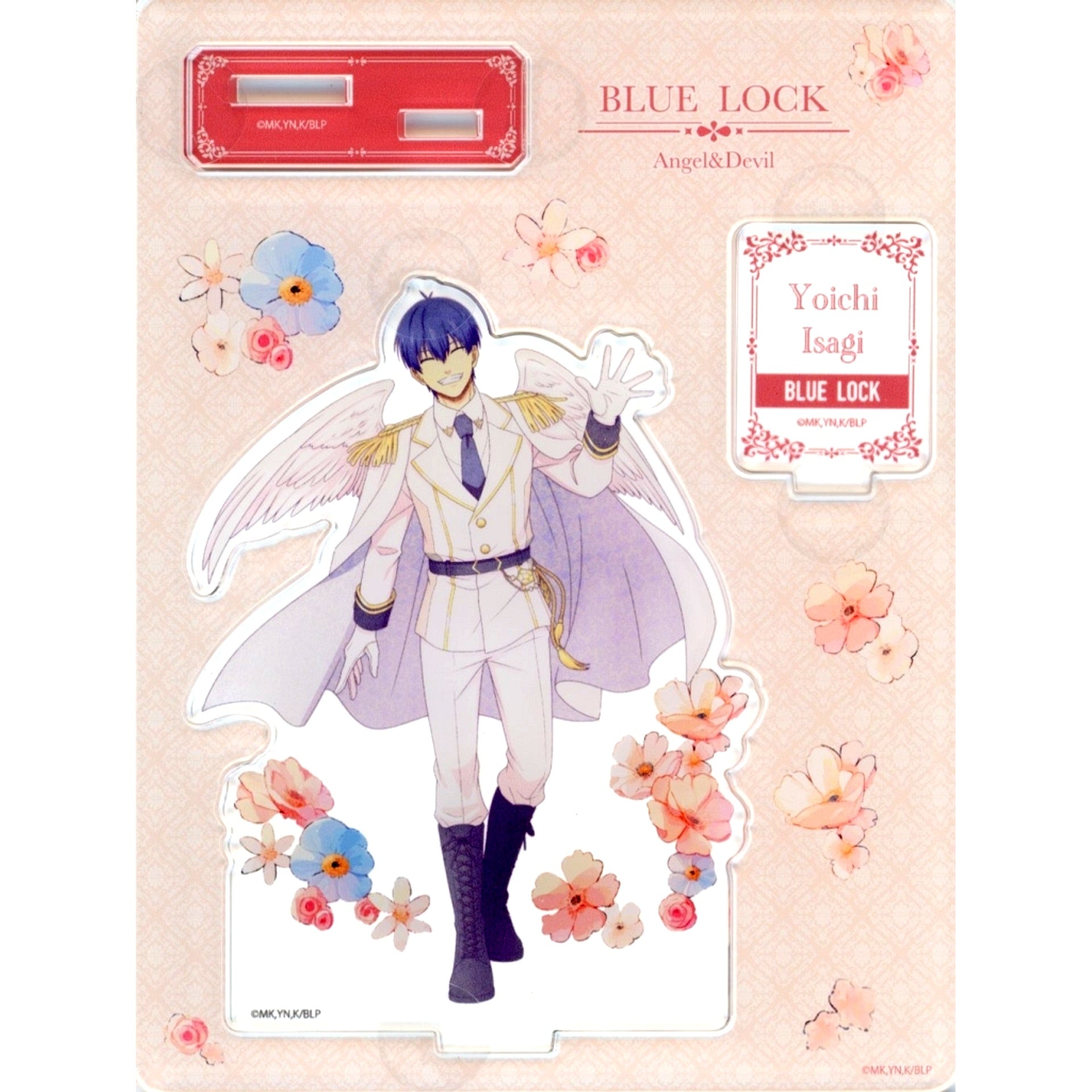 Yoichi Isagi Angel Ver. Flower Pattern Acrylic Stand Blue Lock x Ouchi de Collaboration Angel & Devil [USED]