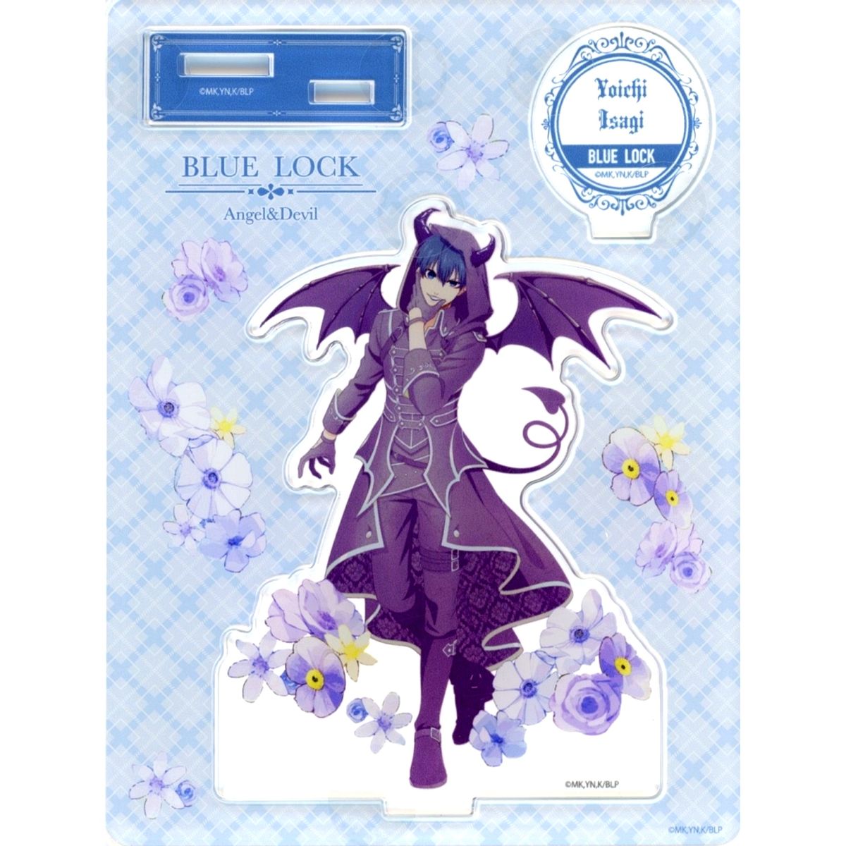Yoichi Isagi Demon Ver. Flower Pattern Acrylic Stand Blue Lock x Ouchi de Collaboration ANGEL & DEVIL [USED]