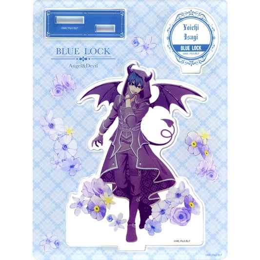 Yoichi Isagi Demon Ver. Flower Pattern Acrylic Stand Blue Lock x Ouchi de Collaboration ANGEL & DEVIL [USED]