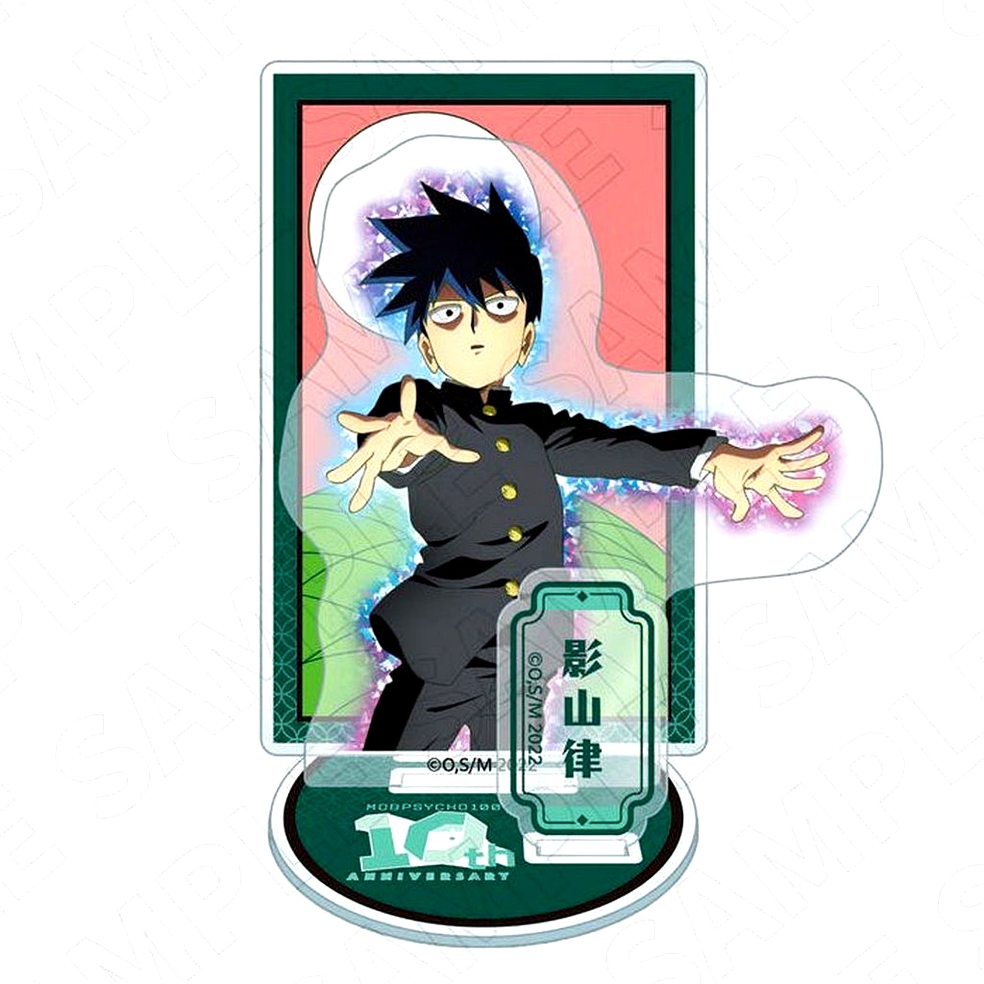 Ritsu Kageyama Mob Psycho 100 III Charaditional Toy Hanafuda Acrylic Stand [USED]