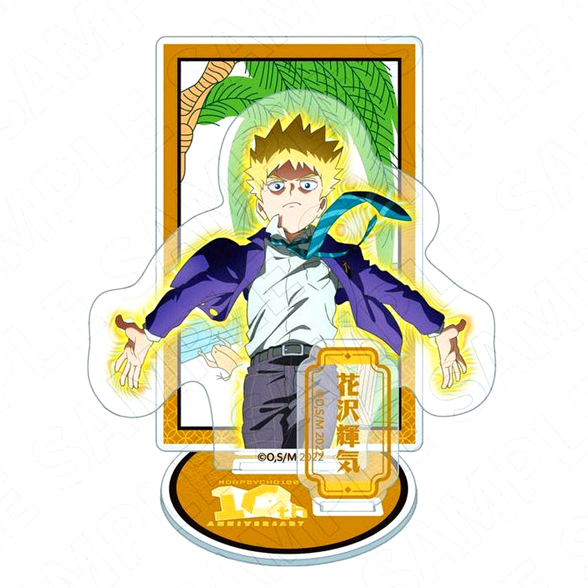 Teruki Hanazawa Mob Psycho 100 III Charaditional Toy Hanafuda Acrylic Stand [USED]