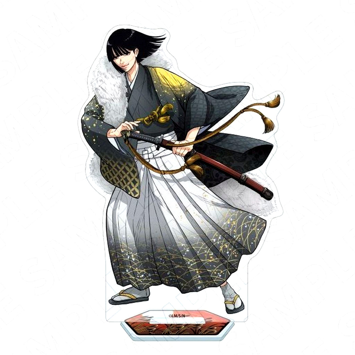 Yoshitsune Asama Charaditional Toy Illustration Hanafuda Pattern Acrylic Stand TV Anime Nippon Sangoku: The Three Nations of the Crimson Sun [USED]