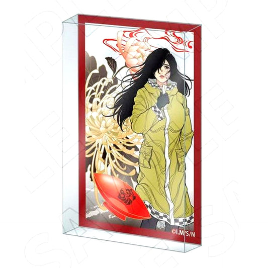 Ohga Wajima Charaditional Toy Trading Flower Card Pattern Acrylic Block Nippon Sangoku: The Three Nations of the Crimson Sun [USED]