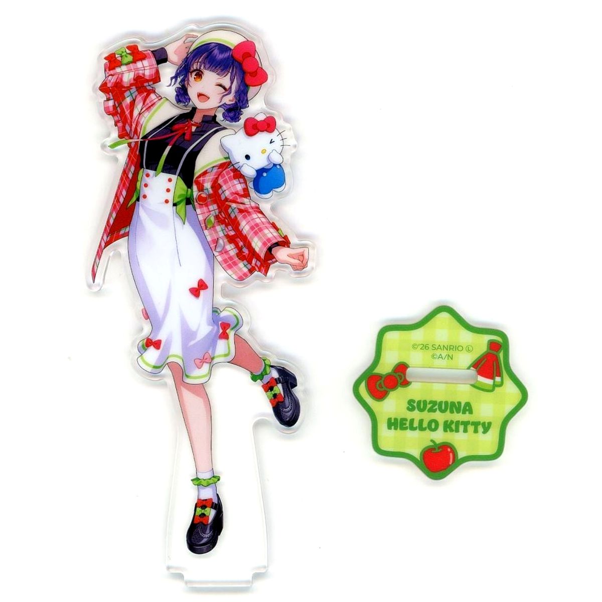Nanase Suzuna x Hello Kitty Virtual YouTuber Nijisanji NIJISANJI Speciale x Sanrio Characters Acrylic Stand [USED]