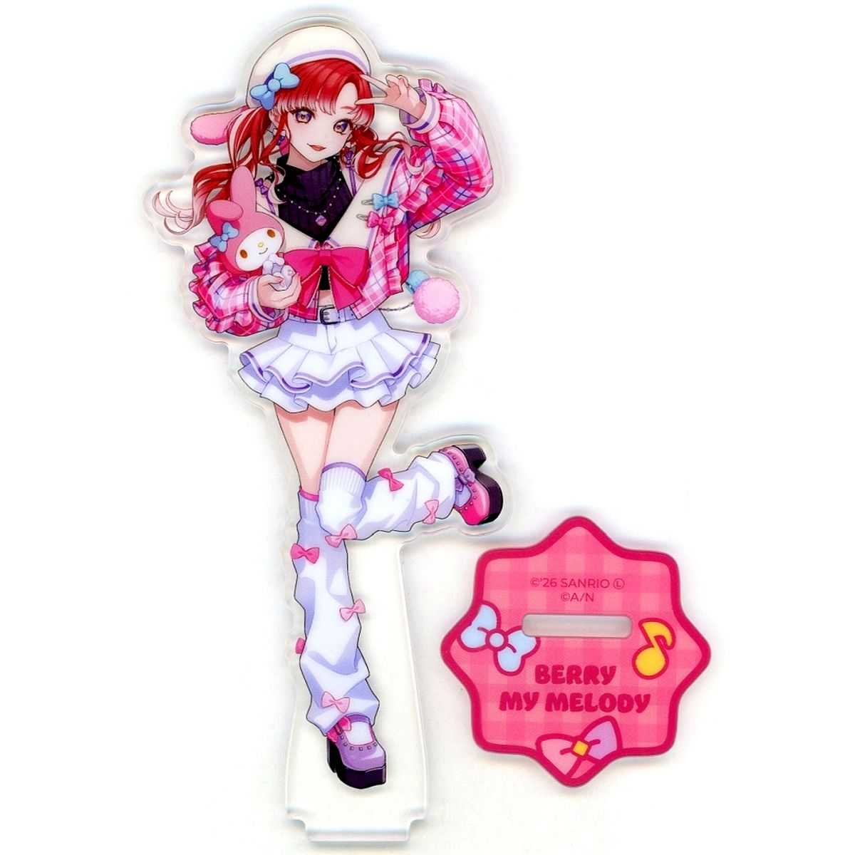 Saotome Berry x My Melody Acrylic Stand Virtual YouTuber Nijisanji NIJISANJI Speciale x Sanrio Characters [USED]