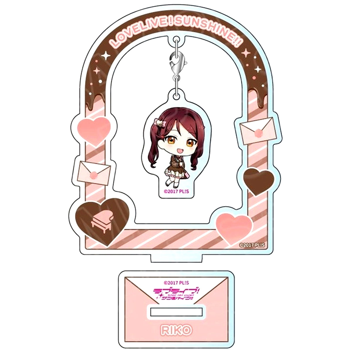 Riko Sakurauchi Messenger Deformed Ver. Furafura Acrylic Stand Love Live! Sunshine!! [USED]