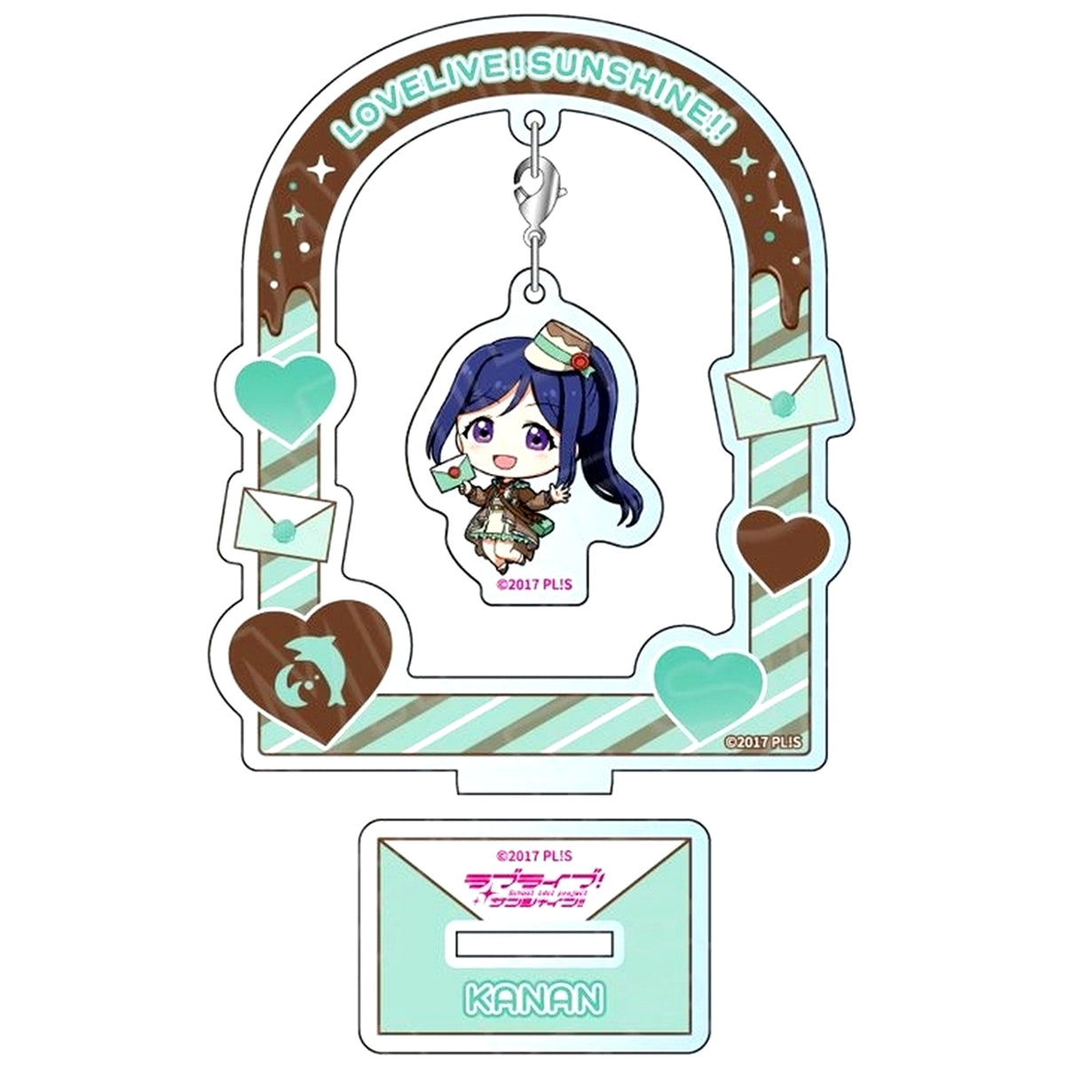 Kanan Matsuura Messenger Deformed Ver. Furafura Acrylic Stand Love Live! Sunshine!! [USED]