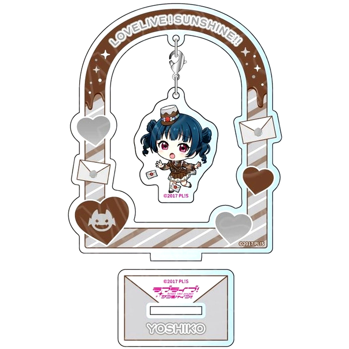 Yoshiko Tsushima Messenger Deformed Ver. Furafura Acrylic Stand Love Live! Sunshine!! [USED]
