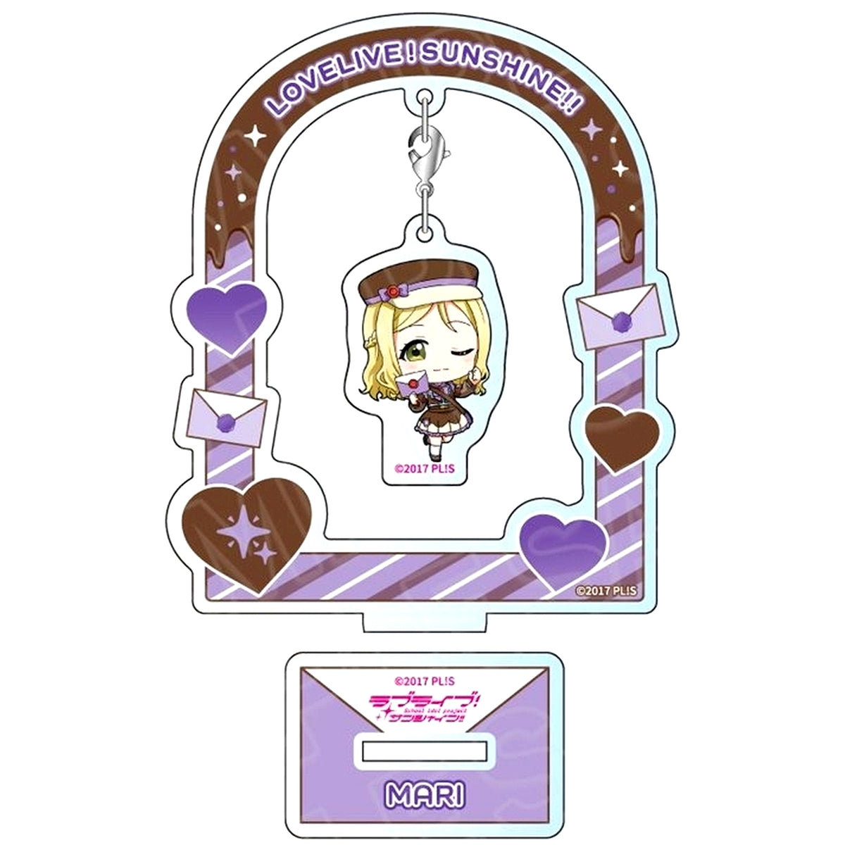Mari Ohara Messenger Deformed Ver. Furafura Acrylic Stand Love Live! Sunshine!! [USED]