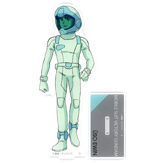 Uso Ewin Pilot Suit Big Acrylic Stand Mobile Suit Victory Gundam [USED]