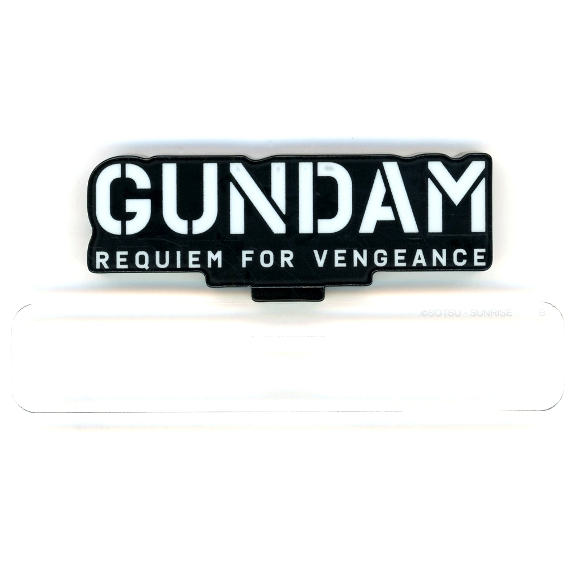 Acrylic Logo Display EX Mobile Suit Gundam Requiem for Vengeance [USED]