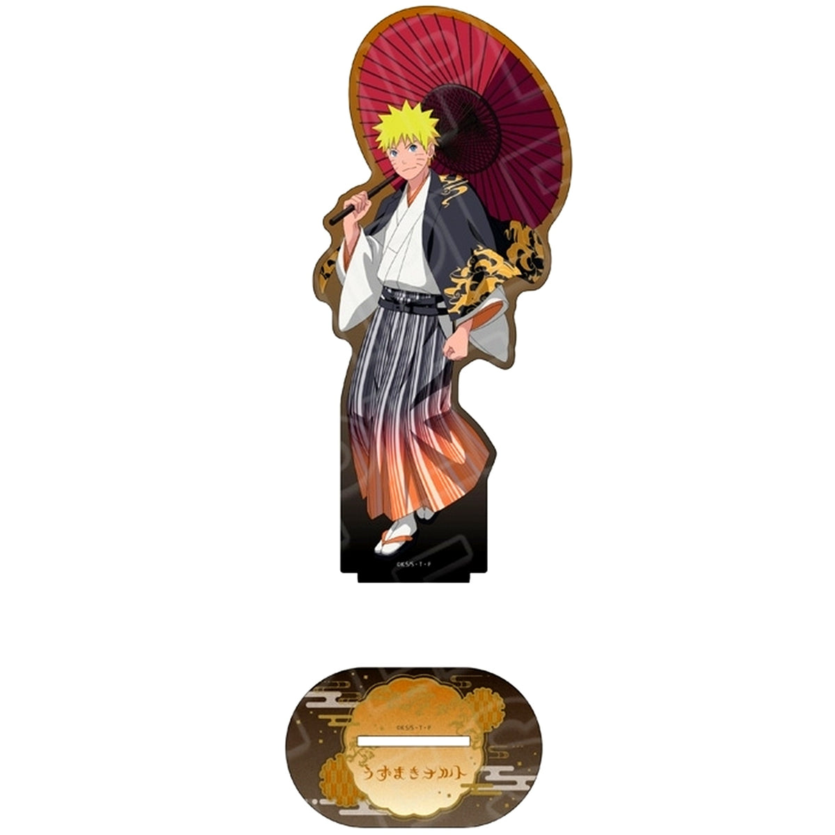 Naruto Uzumaki Big Acrylic Stand Modern Kimono Ver. Naruto: Shippuden [USED]