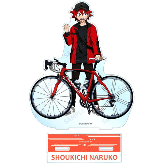 Shoukichi Naruko Illustration Outdoor Large Acrylic Stand Yowamushi Pedal Glory Line [USED]