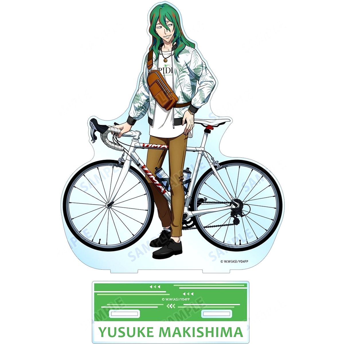 Yusuke Makishima Illustration Outdoor Large Acrylic Stand Yowamushi Pedal Glory Line [USED]