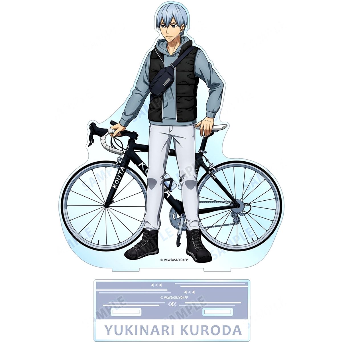 Yukinari Kuroda Illustration Outdoor Large Acrylic Stand Yowamushi Pedal Glory Line [USED]