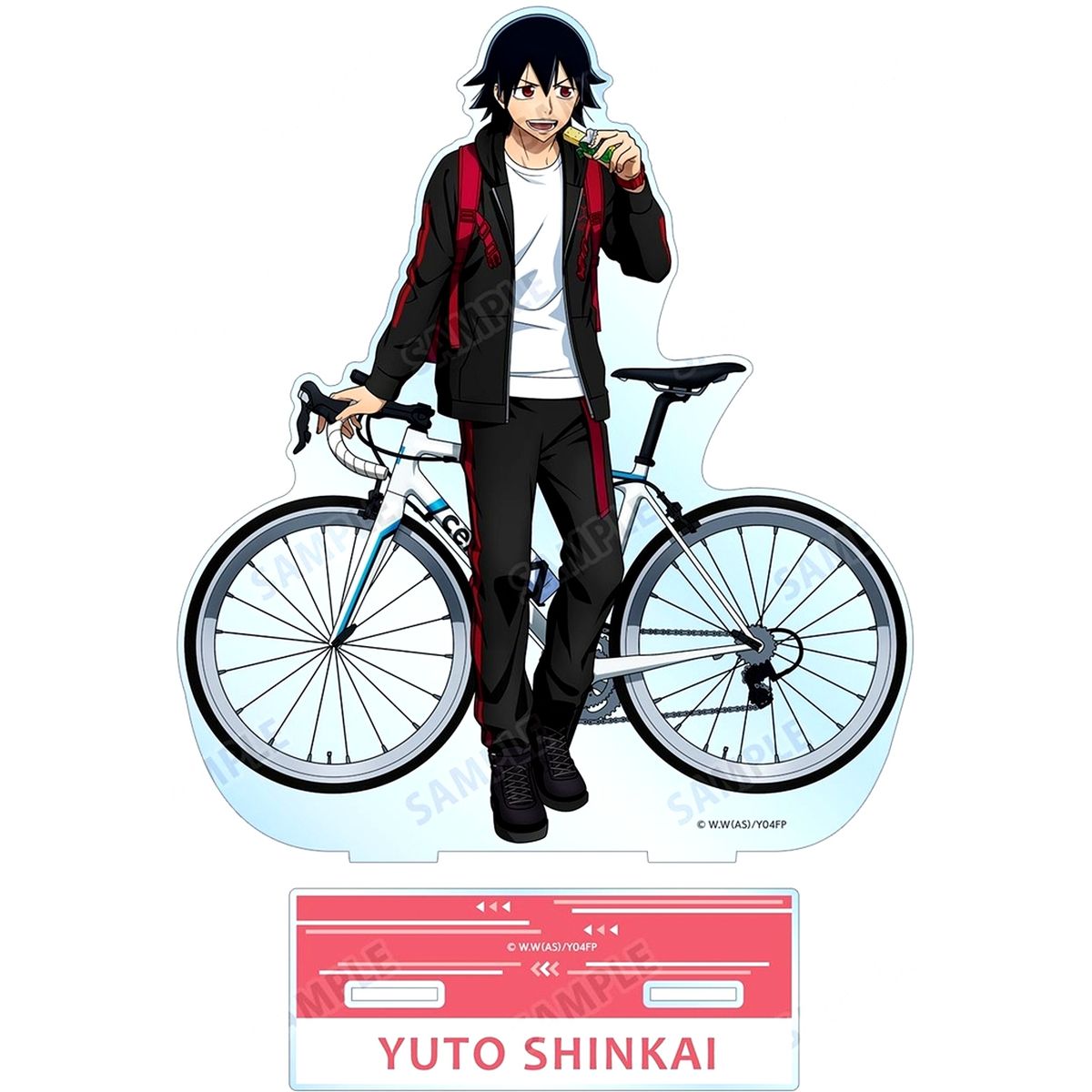 Yuto Shinkai Illustration Outdoor Large Acrylic Stand Yowamushi Pedal Glory Line [USED]
