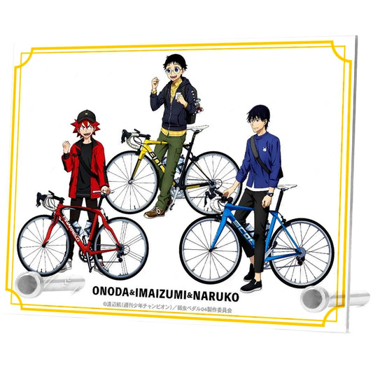 Sakamichi Onoda, Shunsuke Imaizumi & Shoukichi Naruko Original Art Outdoor ver. A6 Acrylic Item Yowamushi Pedal Glory Line [USED]