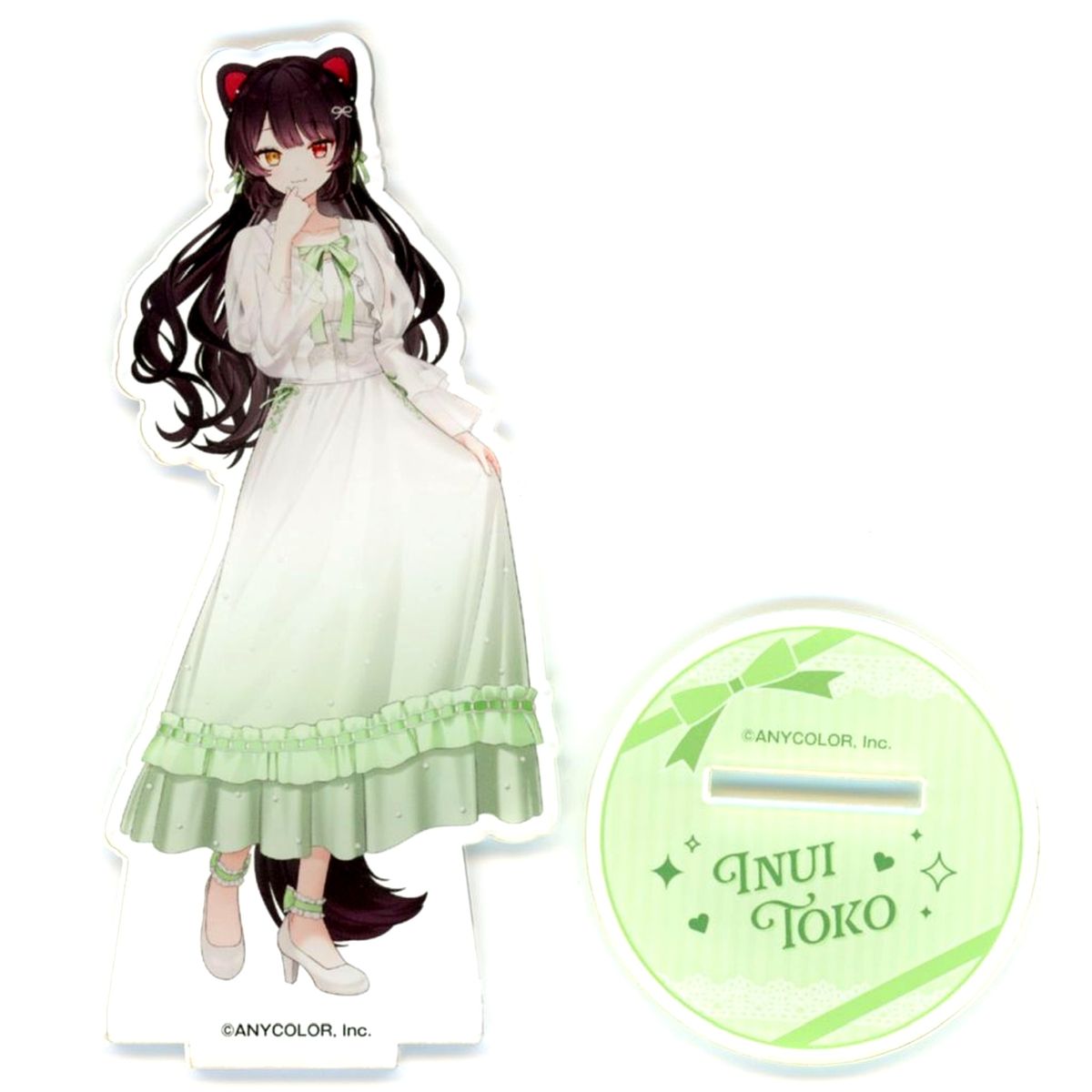 Inui Toko Virtual YouTuber Nijisanji Acrylic Stand NIJISANJI x and GALLERY NIJISANJI CAFE: Milky Ribbon Party [USED]