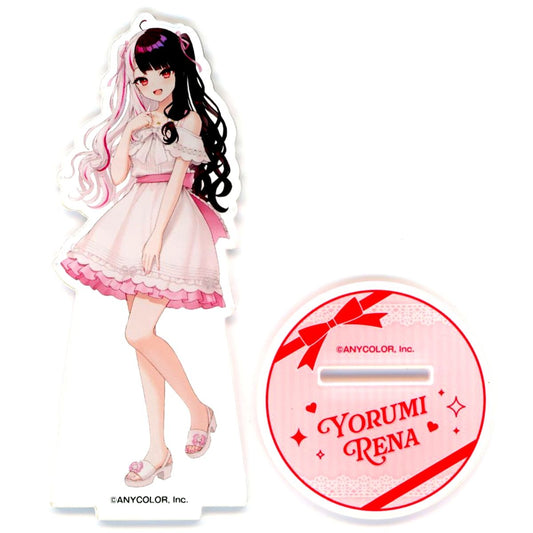 Yorumi Rena Virtual YouTuber Nijisanji Acrylic Stand NIJISANJI x and GALLERY NIJISANJI CAFE: Milky Ribbon Party [USED]