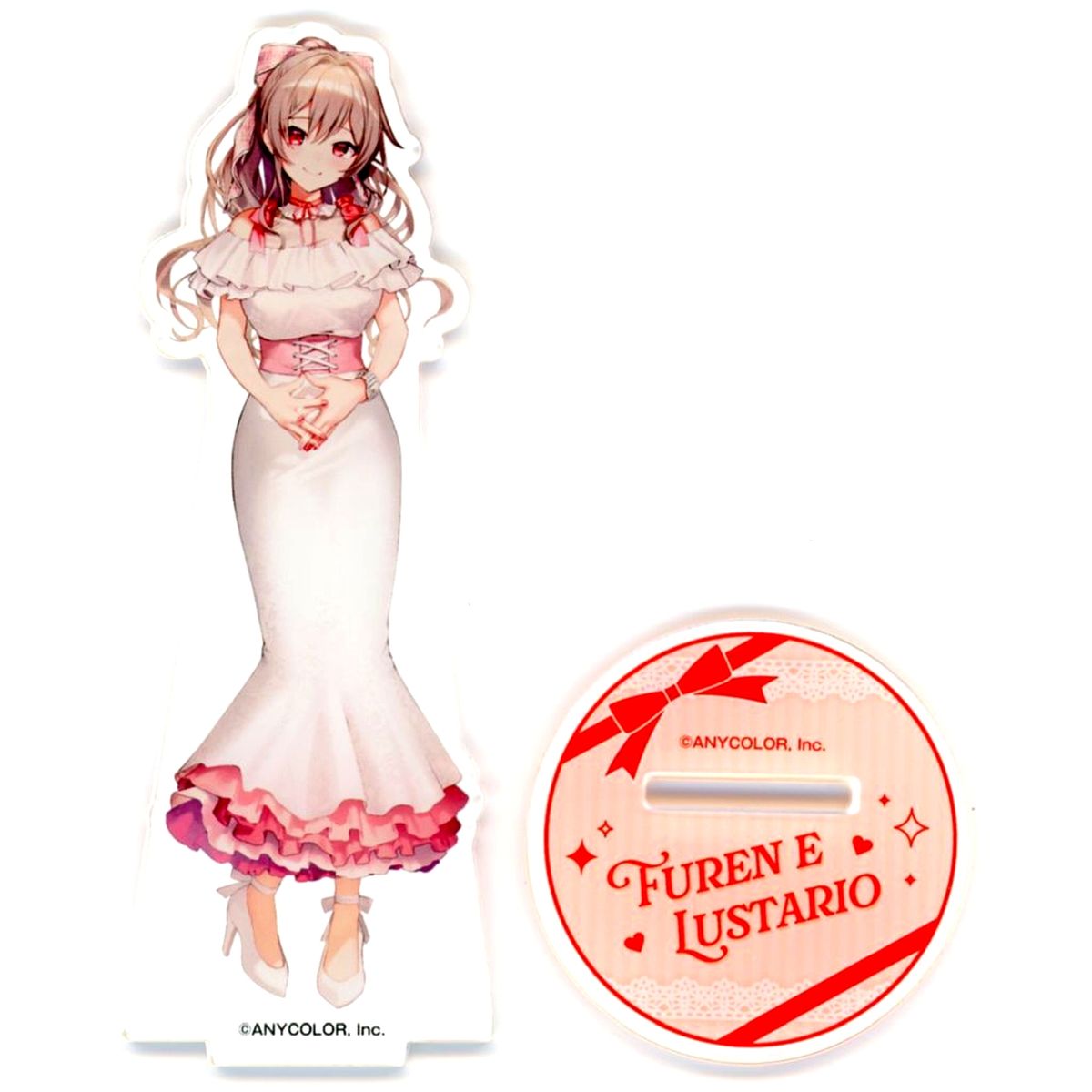 Furen E Lustario Acrylic Stand Virtual YouTuber Nijisanji x and GALLERY NIJISANJI CAFE Milky Ribbon Party [USED]