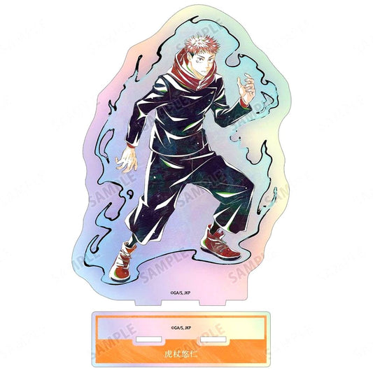 Yuji Itadori Jujutsu Kaisen Ani-Art 5th Anniversary Aurora BIG Acrylic Stand Anime 5th Anniversary Commemoration Animate Advance Reservation Campaign [USED]