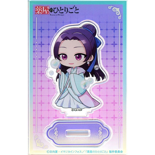 Jinshi The Apothecary Diaries New Illustration Mini Acrylic Stand POP UP SHOP in Daimaru Matsuzakaya [USED]