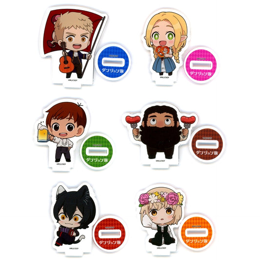 Set of 6 Delicious in Dungeon x Tokyo German Village Acrylic Petit Stand [USED]