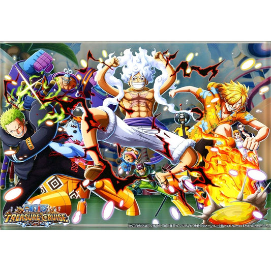 Group Original Acrylic Block One Piece Treasure Cruise 11th Anniversary Present Campaign Winner Item [USED]