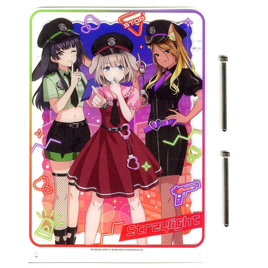 Straylight A4 Acrylic Visual Board Waku Doki Kuji THE IDOLM@STER Shiny Colors Kemomimi Police Ver. Last Prize [USED]
