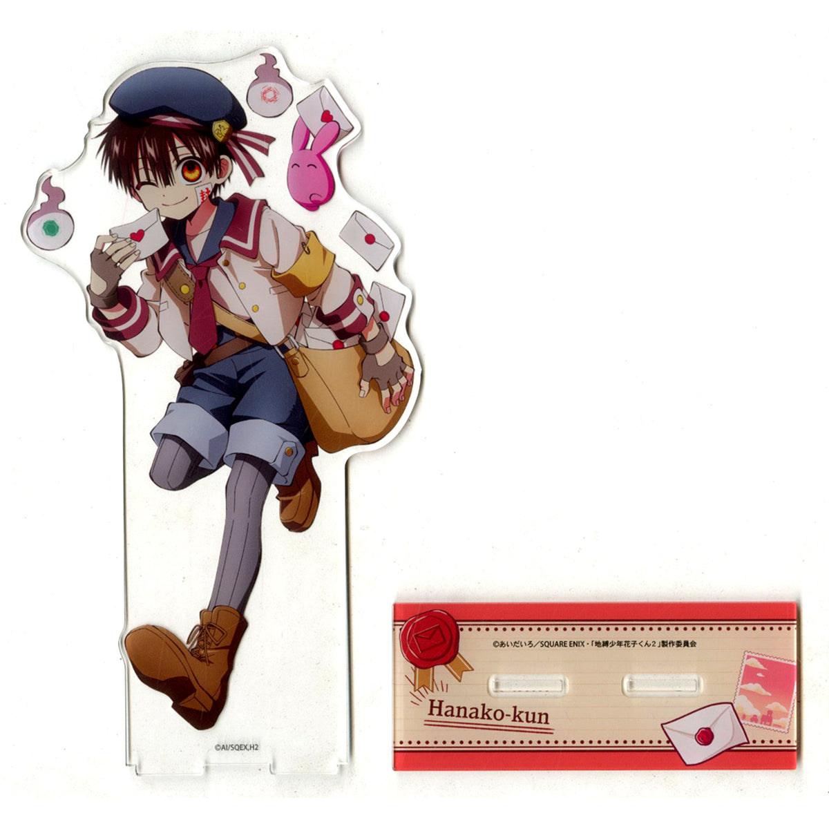 Hanako kun Letter Delivery Summer Big Acrylic Stand Toilet-Bound Hanako-kun Season 2 Lucky Button Box Gold Prize [USED]
