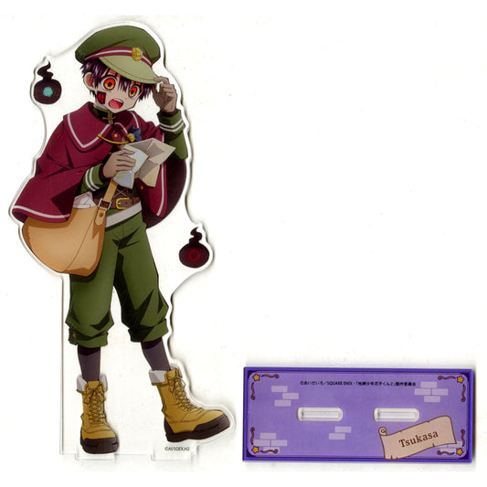 Tsukasa Letter Delivery Winter Big Acrylic Stand Toilet-Bound Hanako-kun Season 2 Lucky Button Box Gold Prize [USED]