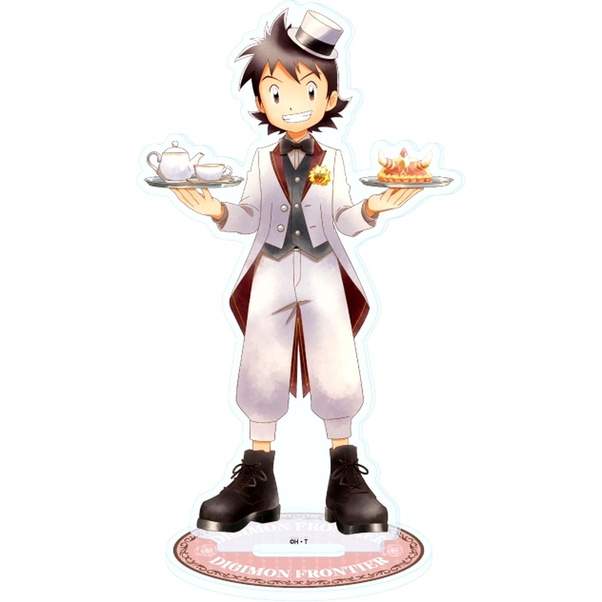 13. Takuya Kanbara Tea Party Ver. Original Illustration Acrylic Stand Digimon Frontier [USED]