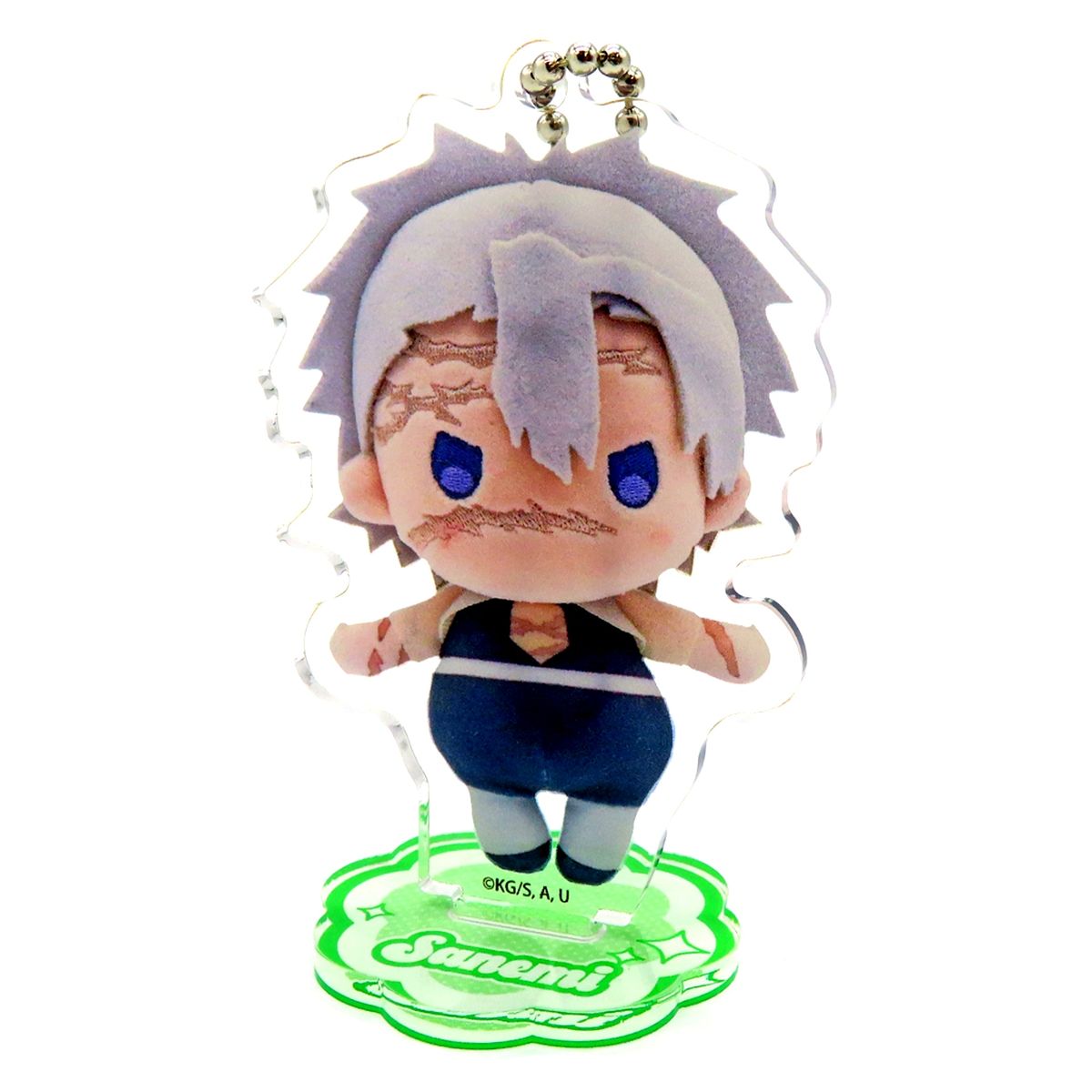 Sanemi Shinazugawa Demon Slayer: Kimetsu no Yaiba Yura Fuwa Photo Acrylic Stand TSUTAYA IP Bookstore Aniplex Official Store Goods [USED]