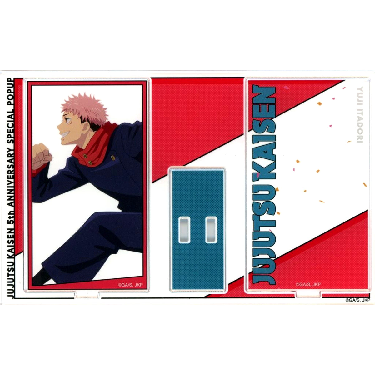 Yuji Itadori 5th Anniversary Visual Part 1 Acrylic Stand Card Design Ver. Jujutsu Kaisen Anime 5th Anniversary SPECIAL POPUP at baseyard tokyo [USED]