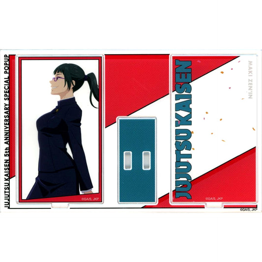 Maki Zenin Jujutsu Kaisen 5th Anniversary Visual Volume 1 Acrylic Stand Card Design Ver. 5th Anniversary SPECIAL POPUP at baseyard tokyo [USED]