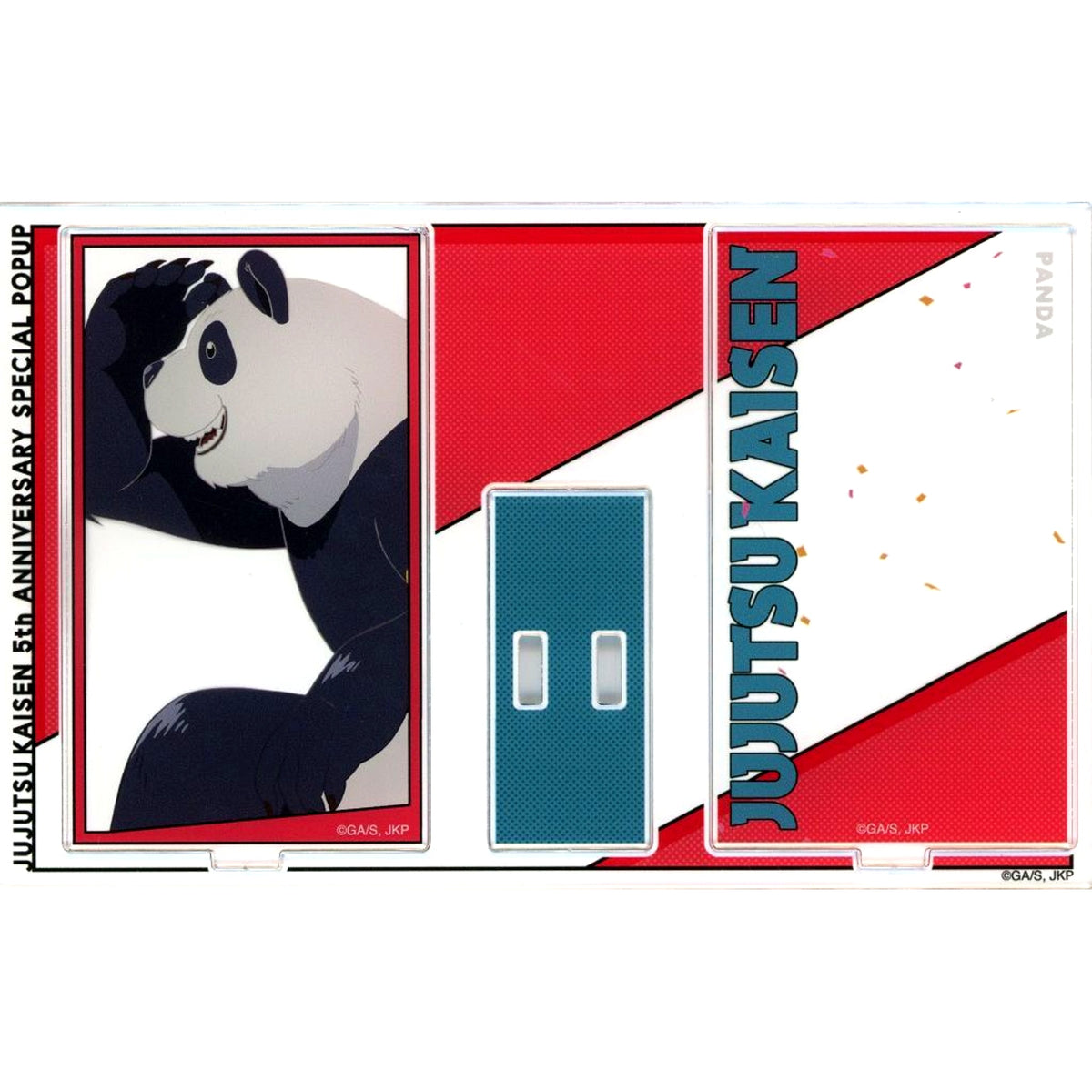 Panda Jujutsu Kaisen 5th Anniversary Visual Vol. 1 Acrylic Stand Card Design Ver. 5th Anniversary SPECIAL POPUP at baseyard tokyo [USED]