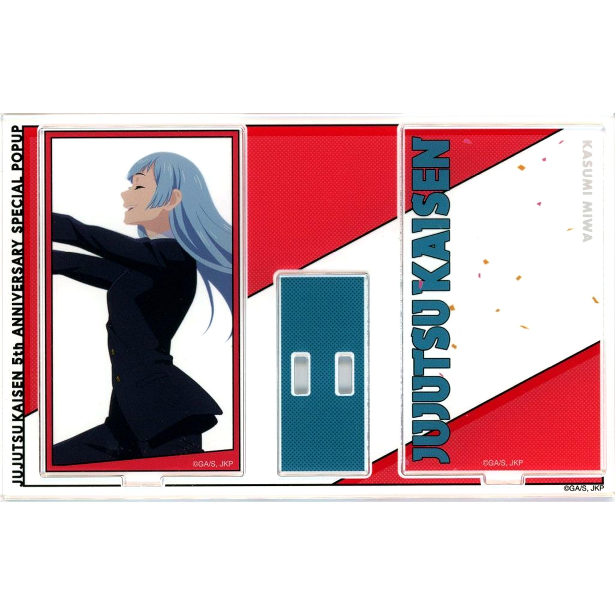 Kasumi Miwa 5th Anniversary Visual Part 1 Acrylic Stand Card Design Ver. Jujutsu Kaisen Anime 5th Anniversary SPECIAL POPUP at baseyard tokyo [USED]
