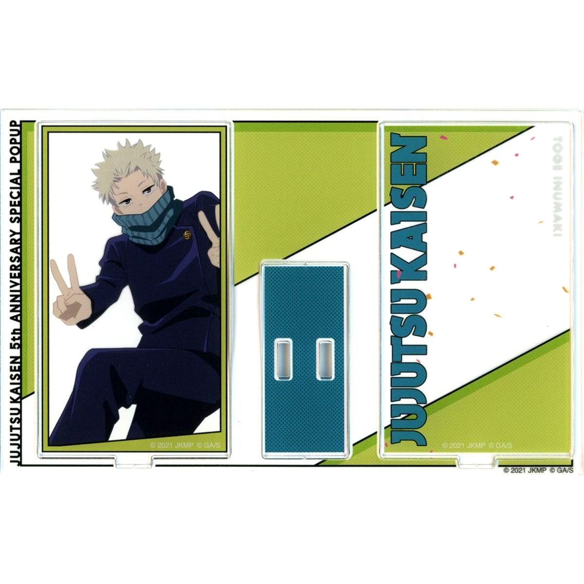 Toge Inumaki Jujutsu Kaisen 5th Anniversary Visual Vol. 2 Acrylic Stand Card Design Ver. 5th Anniversary SPECIAL POPUP at baseyard tokyo [USED]