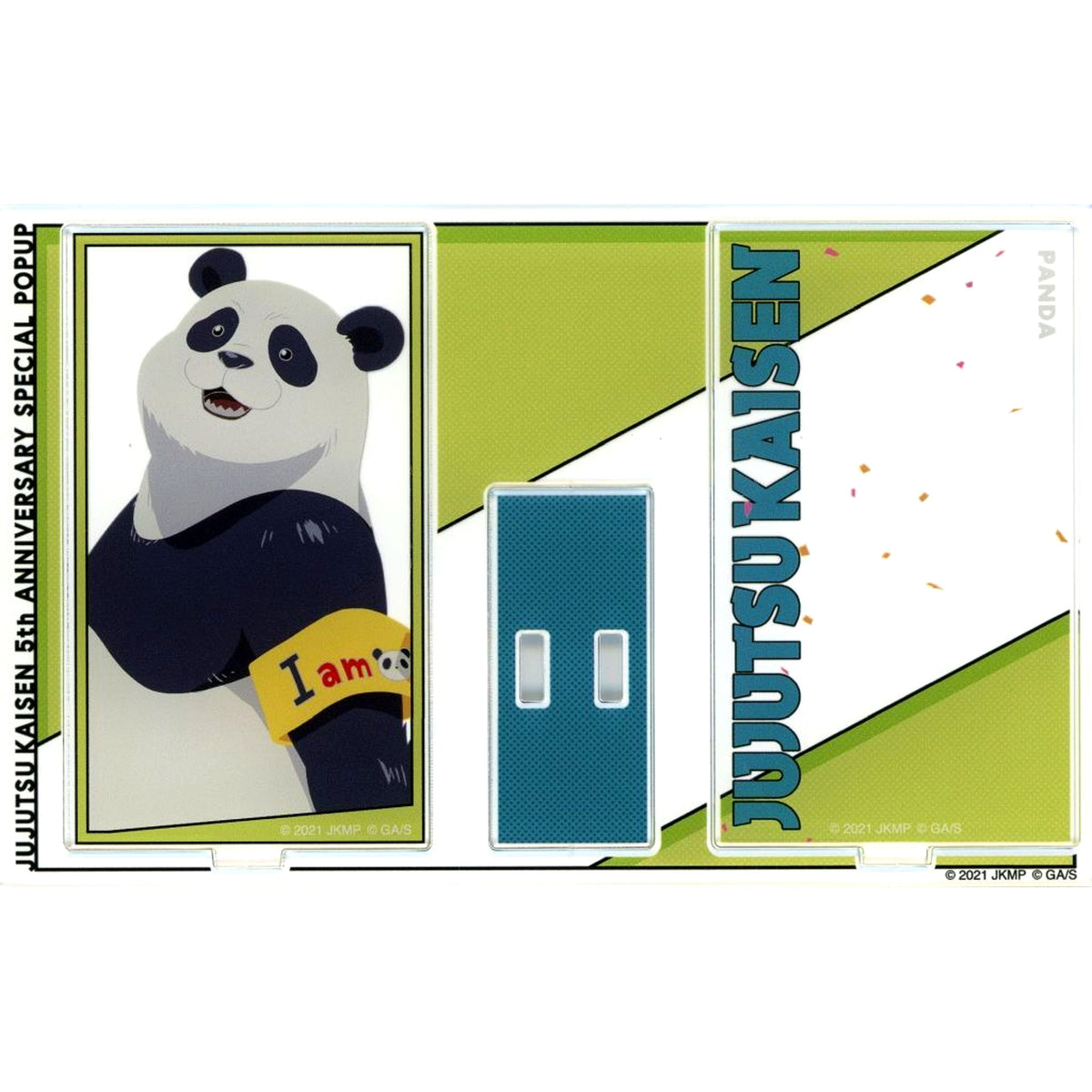 Panda Jujutsu Kaisen Anime 5th Anniversary Visual Vol. 2 Acrylic Stand Card Design Ver. 5th Anniversary SPECIAL POPUP at baseyard tokyo [USED]