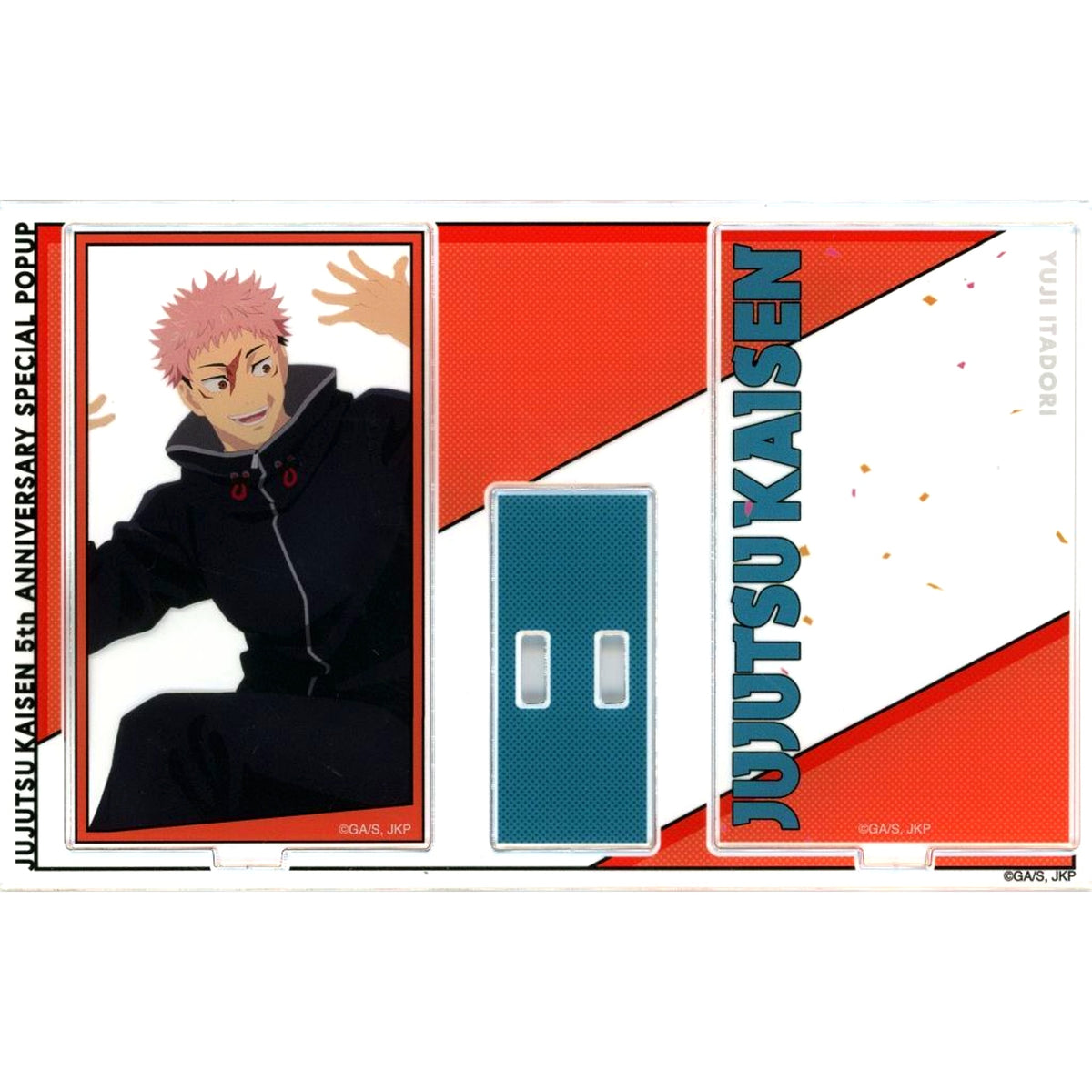 Yuji Itadori 5th Anniversary Visual Part 3 Acrylic Stand Card Design Ver. Jujutsu Kaisen Anime 5th Anniversary SPECIAL POPUP at baseyard tokyo [USED]