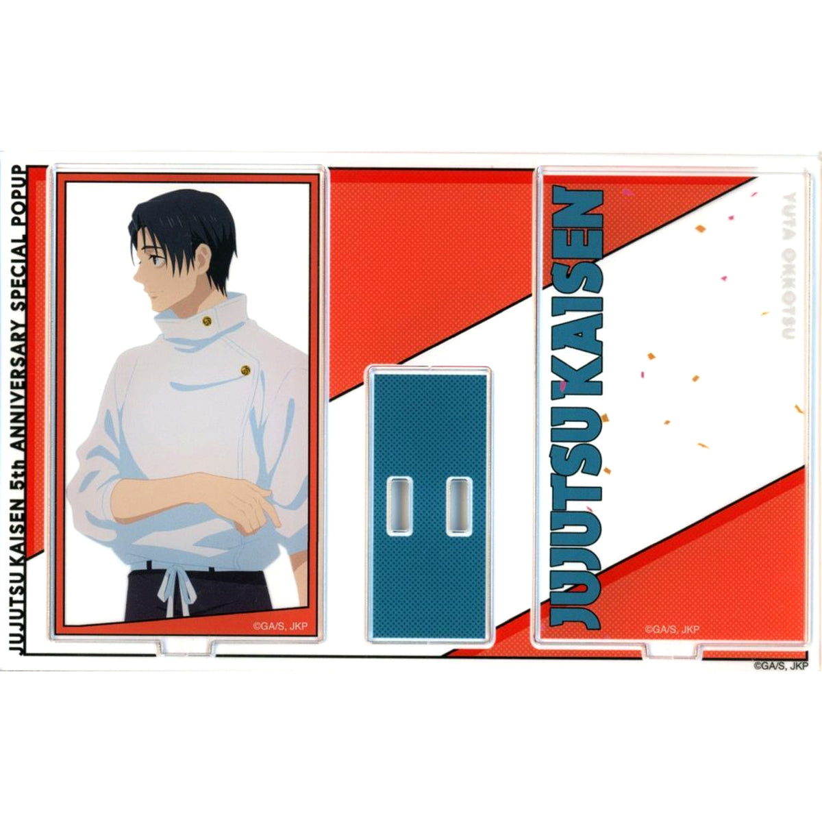 Yuta Okkotsu Jujutsu Kaisen 5th Anniversary Visual Volume 3 Acrylic Stand Card Design Ver. 5th Anniversary SPECIAL POPUP at baseyard tokyo [USED]