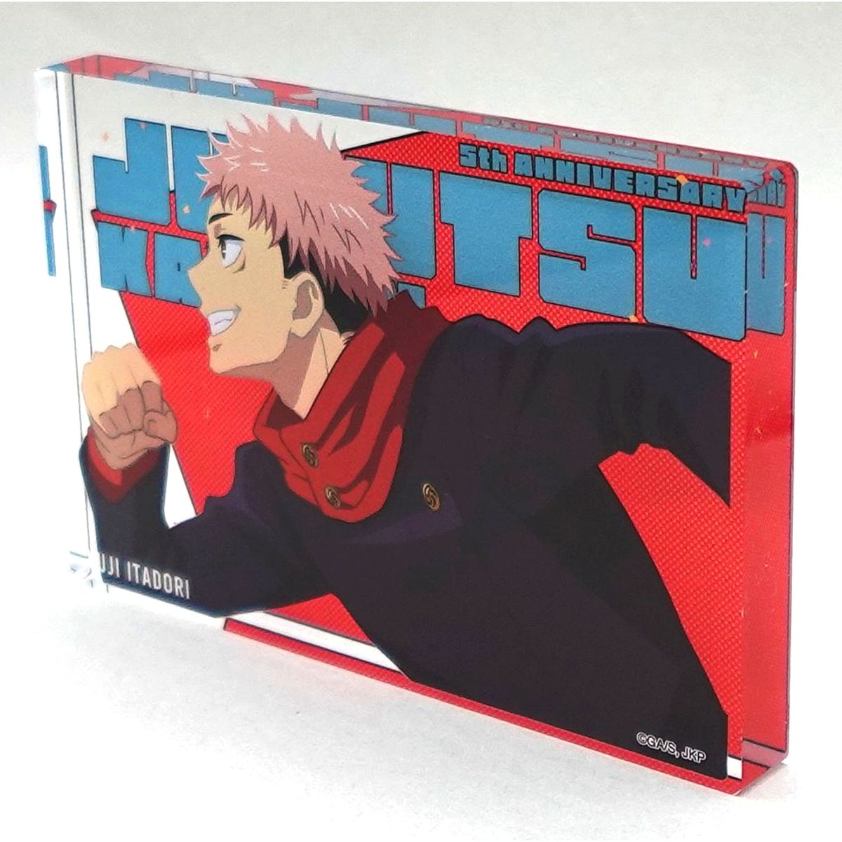 Yuji Itadori Jujutsu Kaisen 5th Anniversary Visual Vol. 1 Acrylic Block 5th Anniversary SPECIAL POPUP at baseyard tokyo [USED]