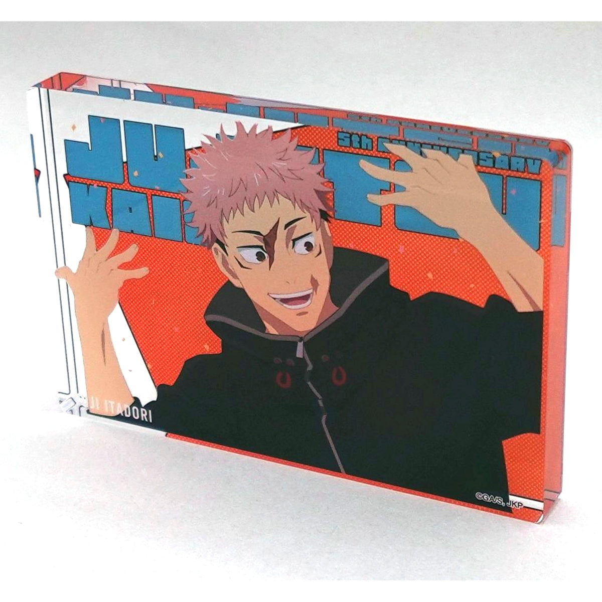 Yuji Itadori Jujutsu Kaisen Anime 5th Anniversary Visual Vol. 3 Acrylic Block 5th Anniversary SPECIAL POPUP at baseyard tokyo [USED]