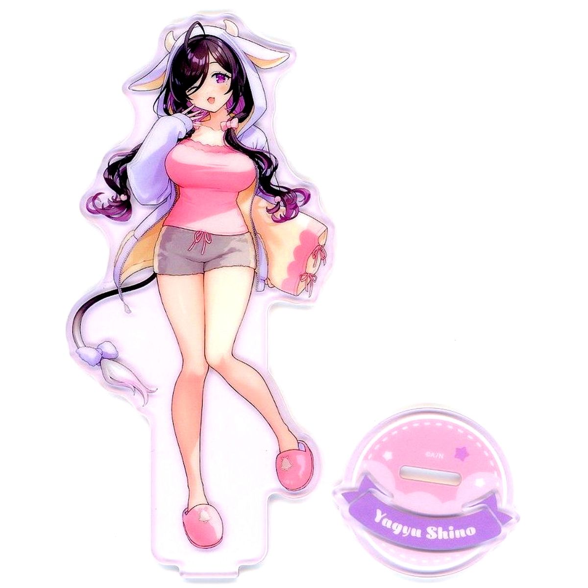 Yagyu Shino Virtual YouTuber Nijisanji DMM Scratch! Good Night Scratch Acrylic Stand Prize C-2 [USED]