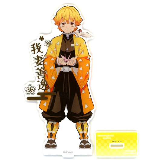 Zenitsu Agatsuma Foil Stamped Acrylic Stand Group A Demon Slayer: Kimetsu no Yaiba: Guide of the Corridor of Remembrance [USED]