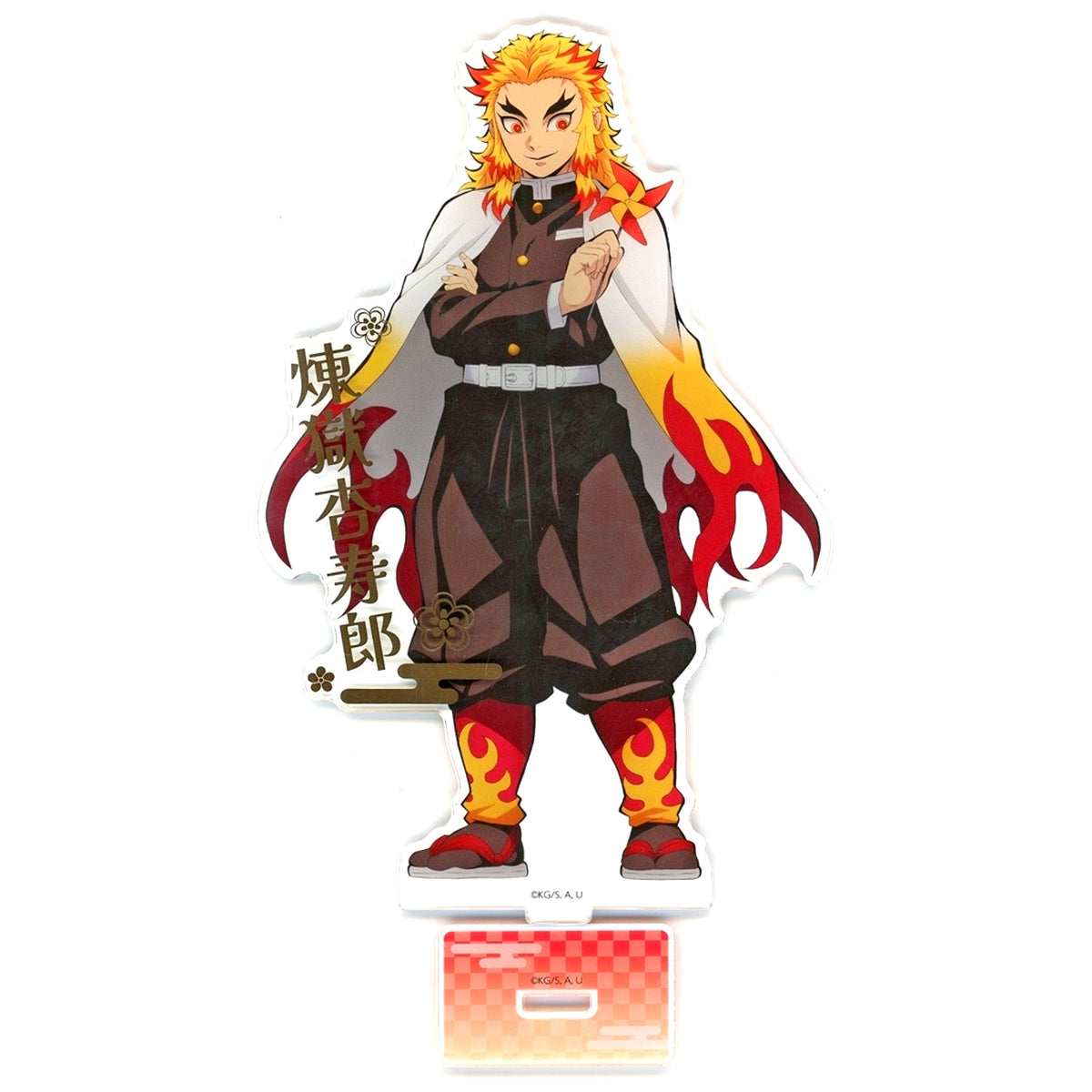 Kyojuro Rengoku Foil-Stamped Acrylic Stand Group A Demon Slayer: Kimetsu no Yaiba: Guide of the Corridor of Remembrance [USED]