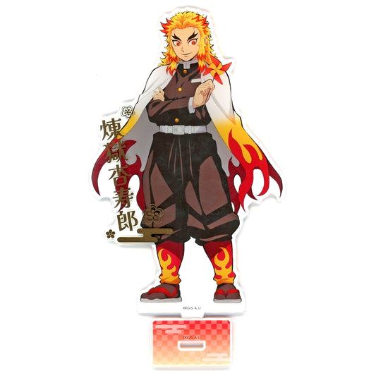 Kyojuro Rengoku Foil-Stamped Acrylic Stand Group A Demon Slayer: Kimetsu no Yaiba: Guide of the Corridor of Remembrance [USED]