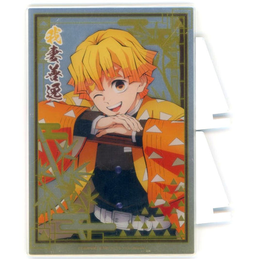 Zenitsu Agatsuma Demon Slayer: Kimetsu no Yaiba: Guide of the Corridor of Remembrance Acrylic Visual Board Tanjiro's Ganbare Garapon Prize A [USED]