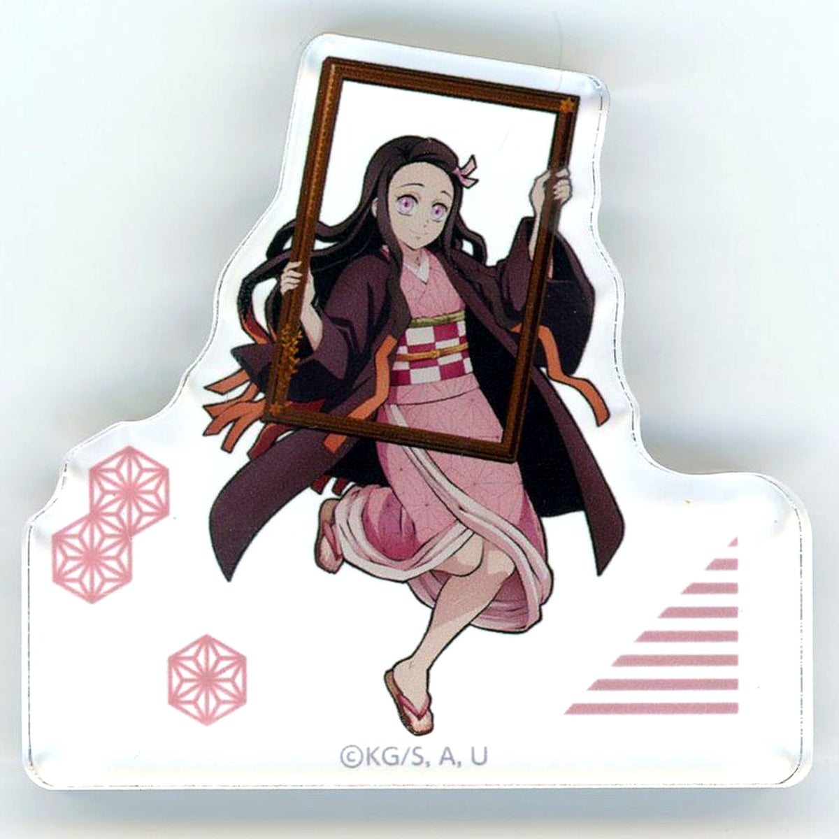 Nezuko Kamado Acrylic Block Demon Slayer: Kimetsu no Yaiba: Guide of the Corridor of Remembrance Tanjiro's Ganbare Garapon B Prize [USED]
